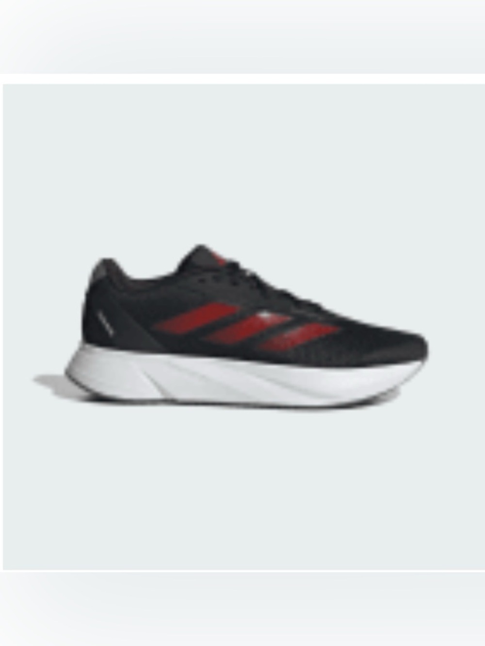 adidas Black and Red Men's Lightweight Runner